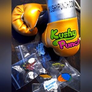 Collector Pins w/ Kushy Punch Gloves